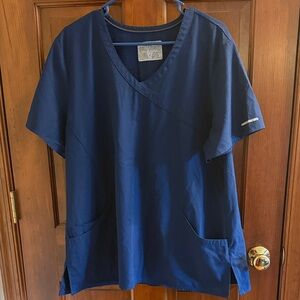 Skechers Women's Blue V-Neck Top